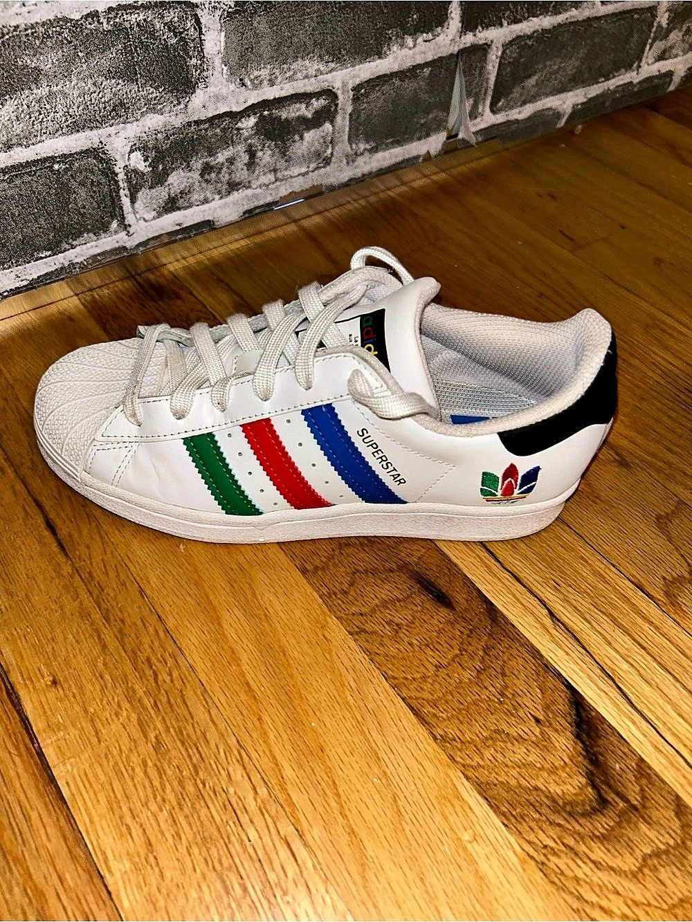 adidas Superstar Color Block Sneakers big kids size 4